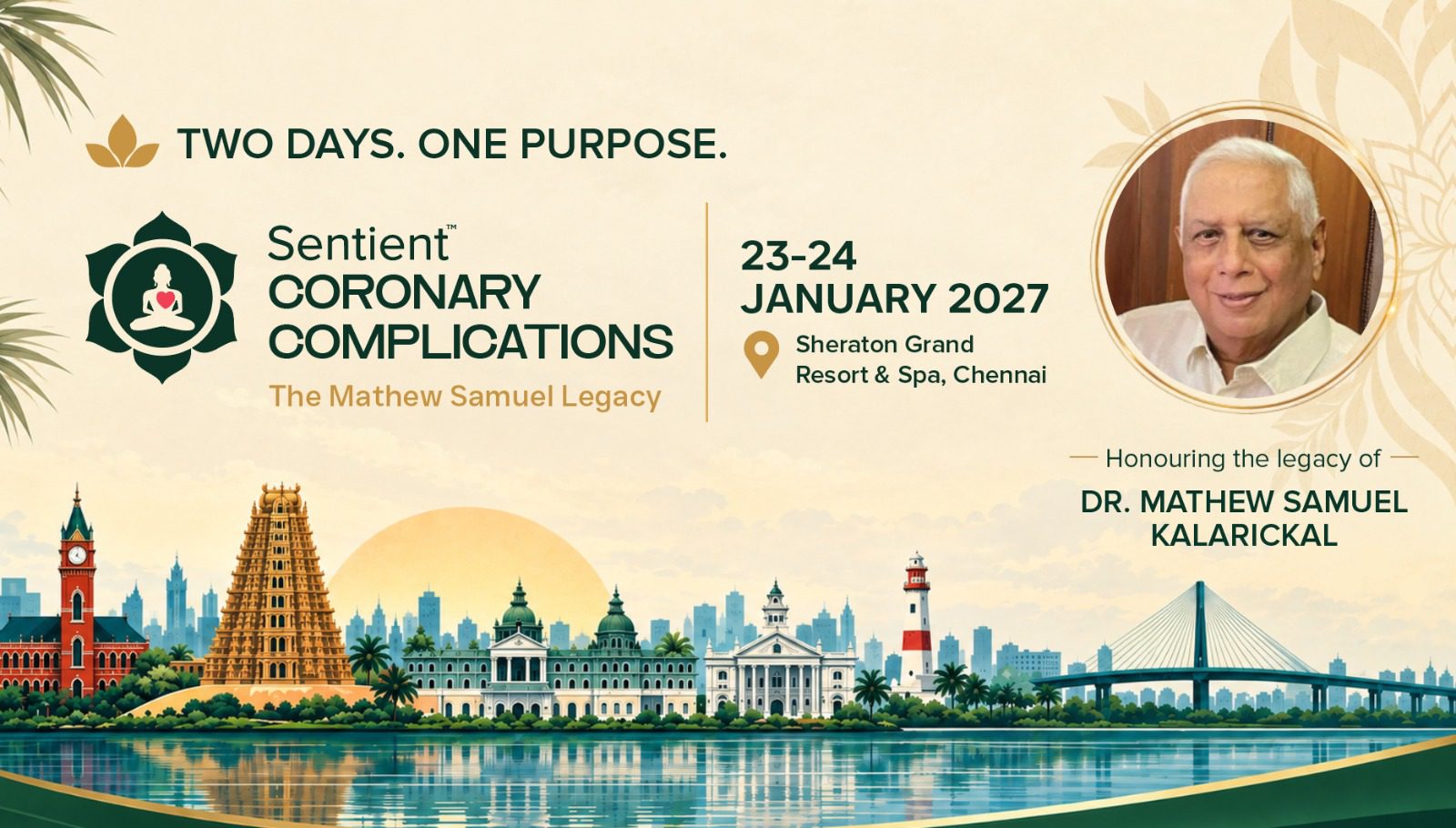 Sentient Coronary Complications 2027 - Block Your Dates - 23-24 January 2027, Sheraton Grand, Chennai